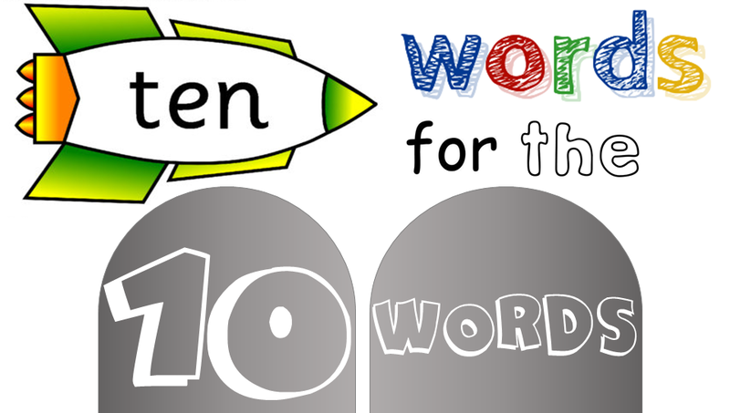 10 words for God's 10 words - part 2
