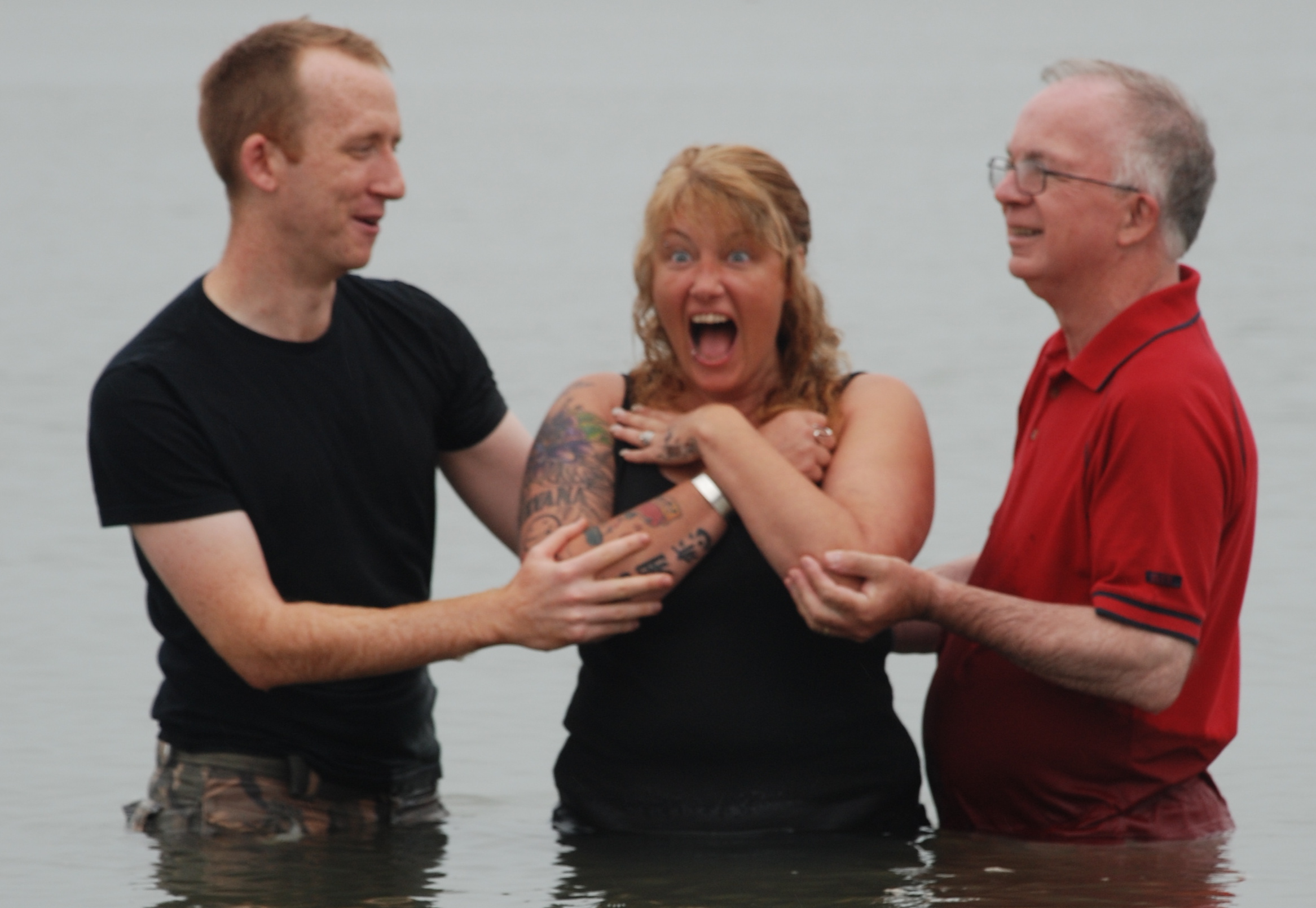 Jackie's baptism